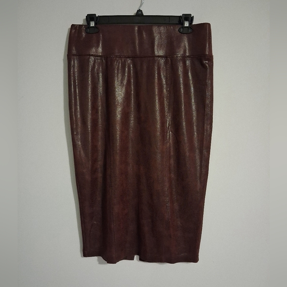 NEW! Melissa McCarthy Seven7 Print Faux Suede Pencil Skirt Size 1X - Picture 12 of 12